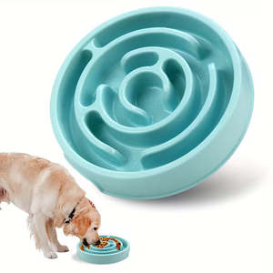 Dog Slow feeding bowl - Small Lt Blue