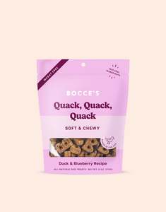 Dogs: Bocce's: Quack, Quack, Quack Soft & Chewy Treats - 170g