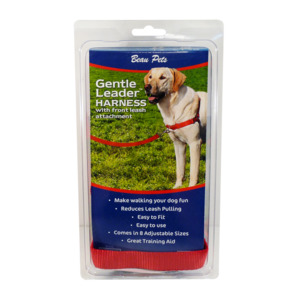 Gentle Leader: Front Lead Harness - Red - Medium