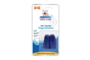Dogs: Nylabone Advanced Oral Care Finger Brush 2pk