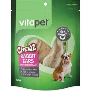 Rabbit Ears with Chicken Paste - VitaPet 220g