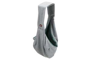 Trixie Puppy Front Carrier Soft Sling – Light Grey/Mint