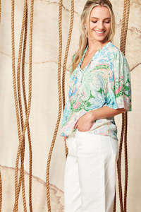 Blouse: Verge - Oasis Blouse // Print