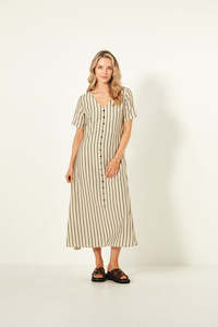 Dress: Lemon Tree - Marta Dress // Sand