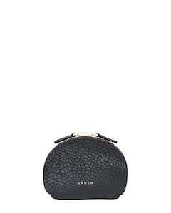 Saben: Saben - Gaia Pouch // Black // Dusky Rose
