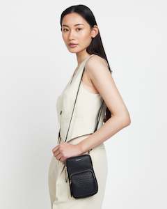 Saben: Saben - Nikko Pocket Phone Sling // Black Bubble