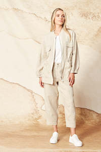 Verge: Verge - Leader Pant // Sand // White