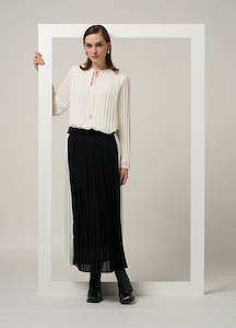 Madly Sweetly: Madly Sweetly - Morse Blouse // Dusky Pink // Winter White