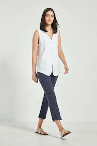 Verge: Verge - Acrobat Rivet Pant // Denim Marle