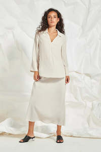 Verge - Corinna Blouse // Champagne