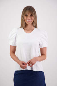 Briarwood - Suzie Cotton T-Shirt // Black // White