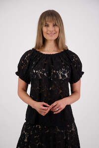 Briarwood - Serenity Lace Top // Black