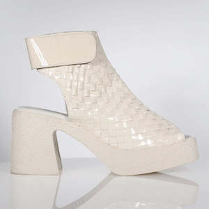 Minx: Minx - Trixie - Ivory Patent Weave