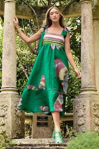Curate: Curate - Strong Ties Dress // Green