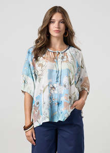 Madly Sweetly: Madly Sweetly - Melody Top // Sage Multi