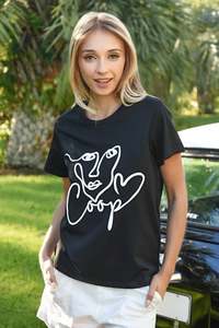Coop - Face Value T-Shirt // Black // White