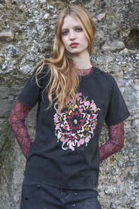 Coop - Fleur-Tastic T-Shirt // Vintage Black