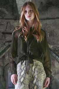 Coop- Tied & Tested Blouse // Khaki