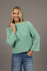 Humidity Lifestyle: Humidity - Anchor Sweater // Mint Green