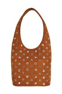Curate: Curate - Eyelet You Hold My Hand Bag // Tan