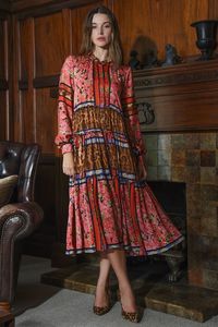Clothing: Curate - Soft Embrace Dress // Leopard Rose