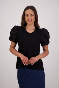 Clothing: Briarwood - Suzie Top // Black // White