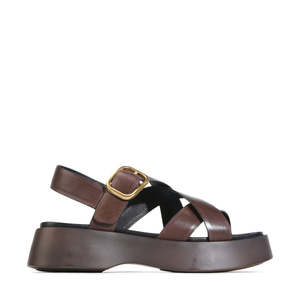 Footwear: EOS - Barista Sandal // Chestnut