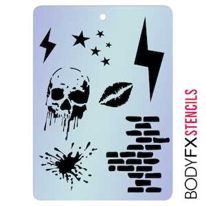 Halloween: Rock! Stencil