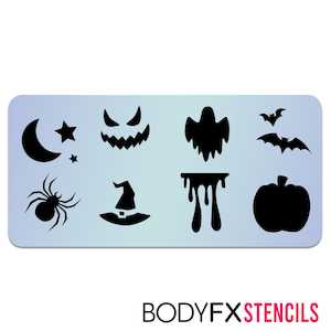 Halloween: Palette Stencil- Mini Halloween Stencil