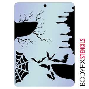 Halloween: Vampire Eye Stencil