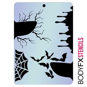 Halloween: Vampire Eye Stencil