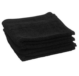 Black Microfibre Towels