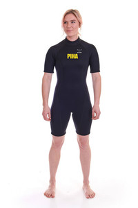 SLSNZ Surf Lifesaving Springsuit S/S 3/2mm F/L Bodyline Wetsuits