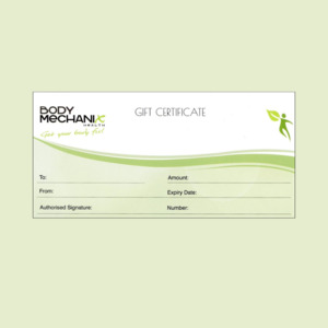 Products: Gift Certificate Body Mechanix