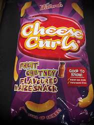 Chips: Cheese Curls Fruit Chutney