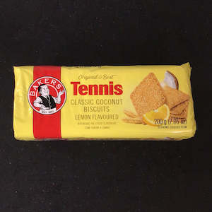 Treats Other: Bakers Tennis Biscuits - Lemon 200g