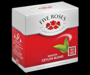 Coffee Tea Creamers: 5 Roses Tea 102's (RED) (diferent barcode)