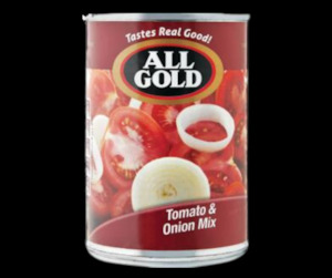 Spreads Relish: All Gold Tomato & Onion Mix 410g