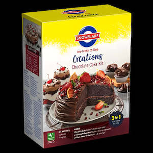 Baking 1: Snowflake Creations - Chocolate Cake Kit 800g
