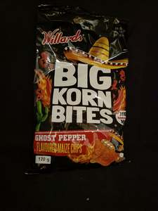 Chips: Willards Big Korn Bites 120g - Ghost Pepper