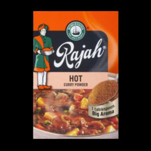 Spices: Curry Powder Rajah Hot 50g