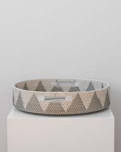 All Kids Baby: ATA GREY & WHITE BASKET