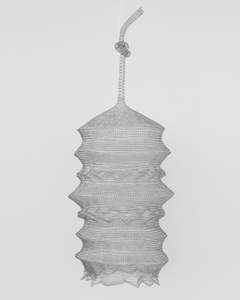 WIRE PENDANT CHROME 30CM