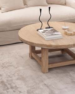 Rugs 1: BAMBOO SILK RUG LIGHT GREY