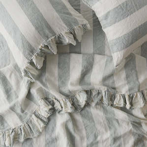 Fog Stripe Fitted Sheet