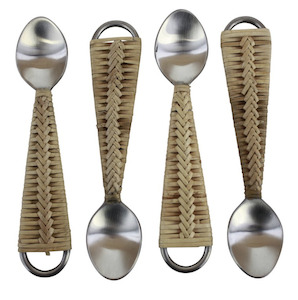 New Arrivals: Rattan Teaspoon Set
