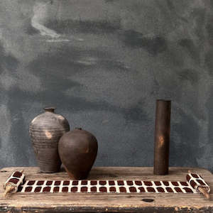 Art: Textile Totem - Flexibility White / Brown