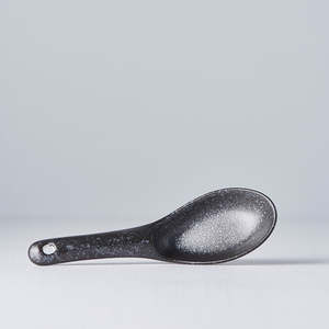 Matte Black Ceramic Spoon