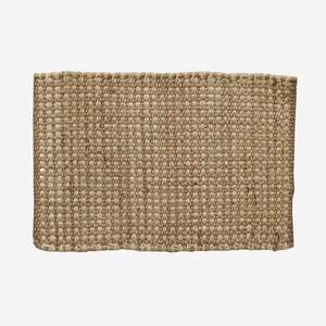 Homewares: Jute Doormat - Waffle Weave - Natural and Ivory