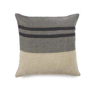 Homewares: Black House Stripe Cushion Cover